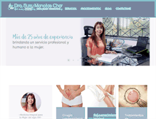 Tablet Screenshot of ginecologasusymanotas.com